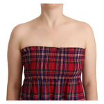 CAMPO DI FRAGOLE Multicolor Chekered Sleevelesss Tank Top TSH7435 - 38