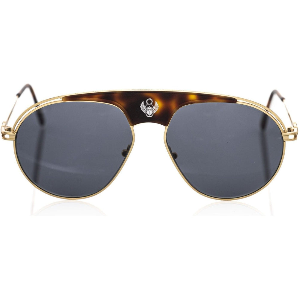 Frankie Morello Brown Metallic Sunglass for Men FR-22126