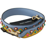 Dolce & Gabbana Blue Handbag Accessory Shoulder Strap Leather BEL60572