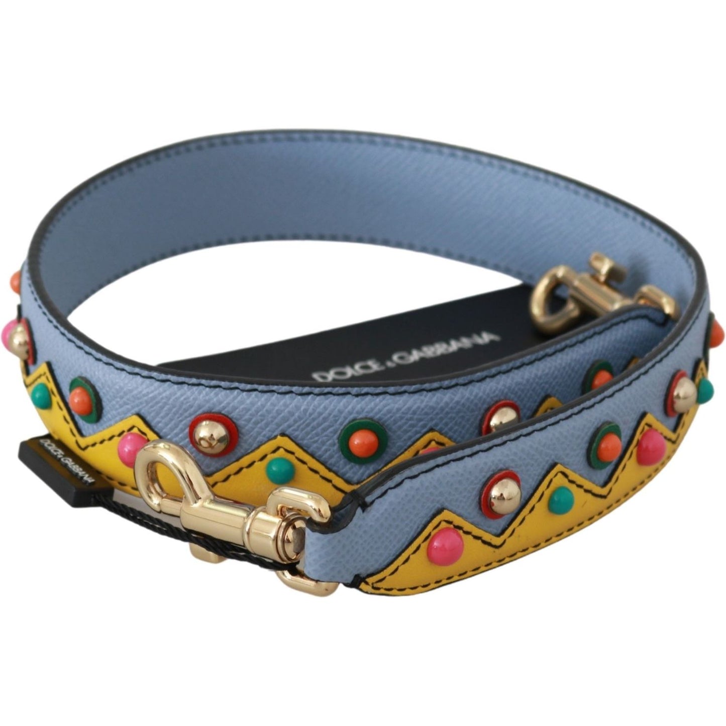 Dolce & Gabbana Blue Handbag Accessory Shoulder Strap Leather BEL60572