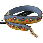 Dolce & Gabbana Blue Handbag Accessory Shoulder Strap Leather BEL60572