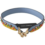 Dolce & Gabbana Blue Handbag Accessory Shoulder Strap Leather BEL60572