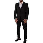 Dolce & Gabbana Black Slim Fit 2 Piece SICILIA Blazer JKT3038 - 48