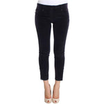 Costume National Purple Cropped Corduroys Jeans SIG30157-1
