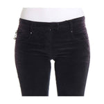 Costume National Purple Cropped Corduroys Jeans SIG30157-1