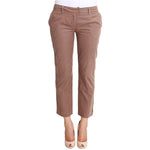 Costume National Brown Cropped Corduroys Pants SIG30160-2