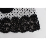 Dolce & Gabbana Black Silk Lace Babydoll Lingerie Top SIG30085-3