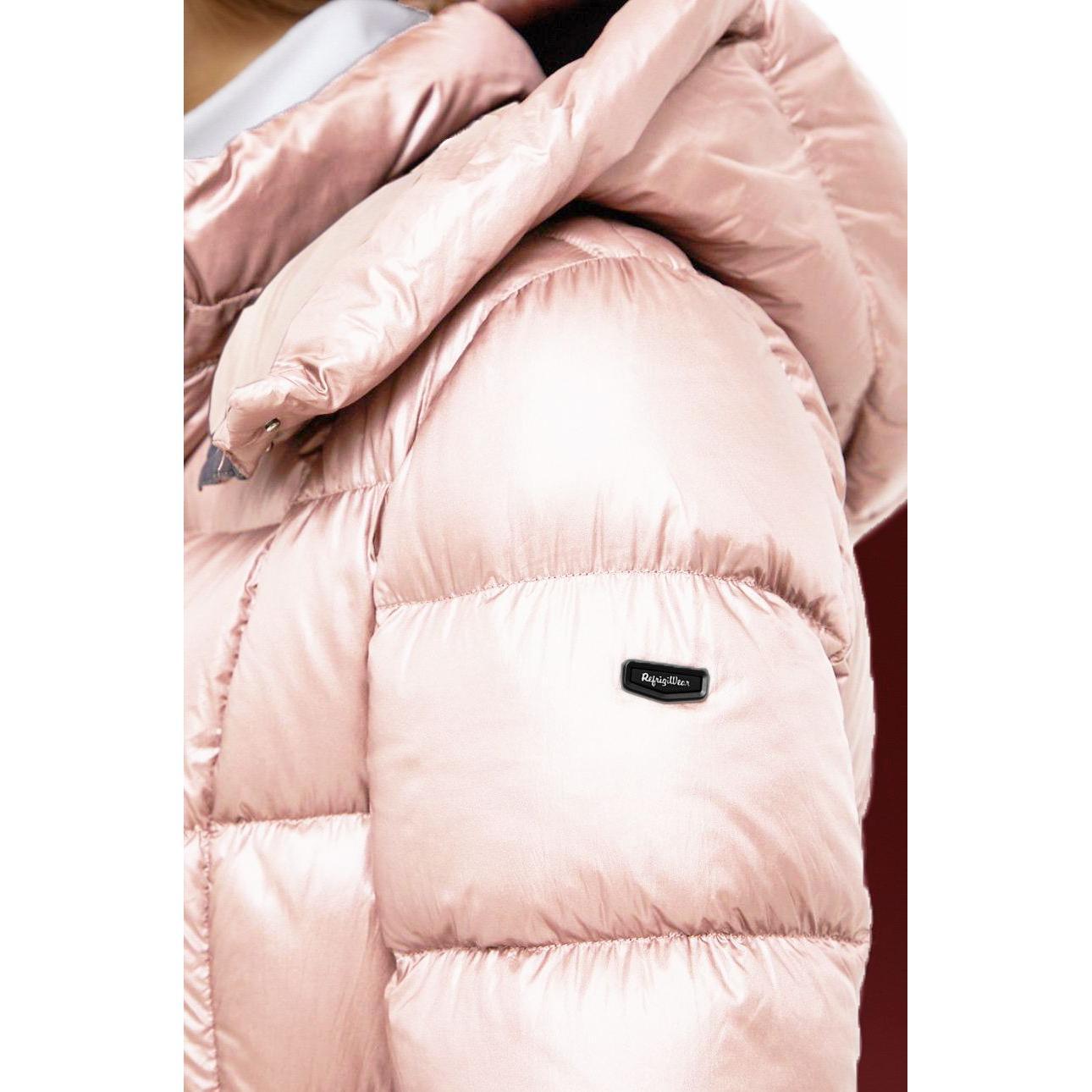 Refrigiwear Pink Nylon Women Jacket RE-7909-XS