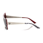 Frankie Morello Black Acetate Womens Sunglass FR-22067