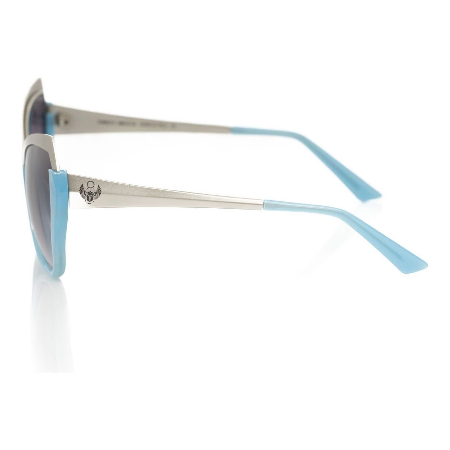 Frankie Morello Light Blue Acetate Women's Sunglass FR-22082