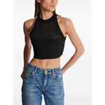 Balmain PB Labyrinth knit top DF1AB026KG96EAC