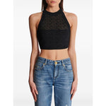 Balmain PB Labyrinth knit top DF1AB026KG96EAC