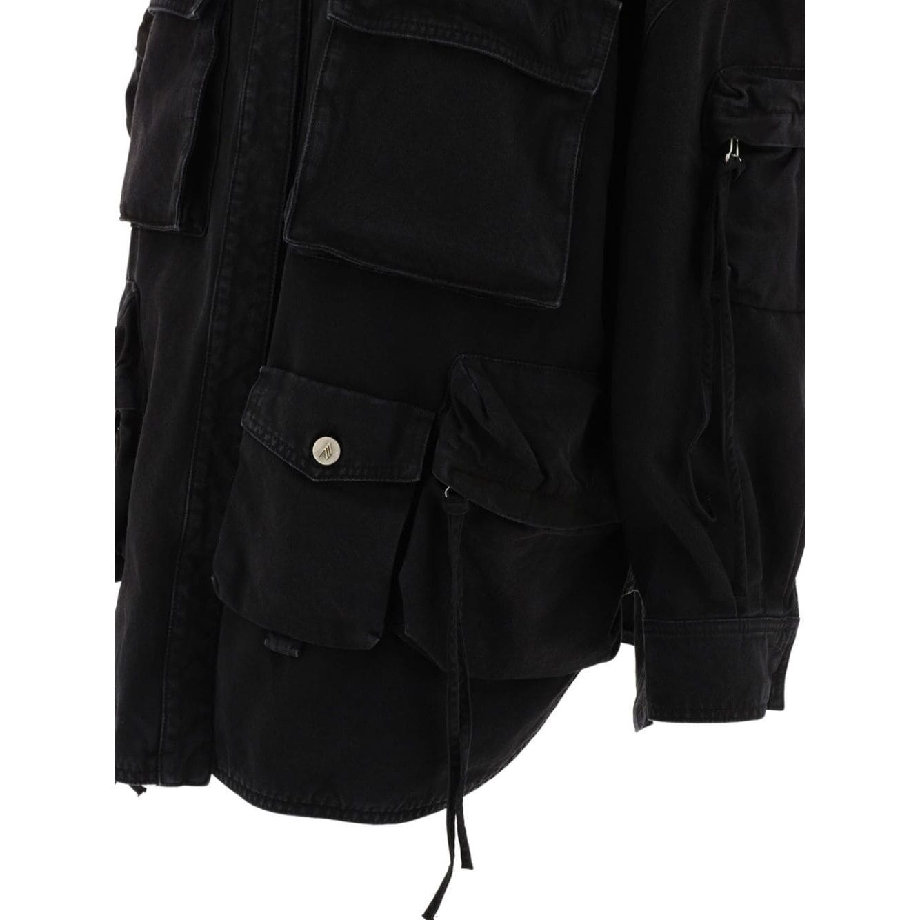 The Attico Coats Black Jackets