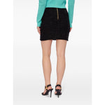 Balmain High-waisted bouclé miniskirt DF1LB015KG430PA