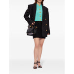 Balmain High-waisted bouclé miniskirt DF1LB015KG430PA