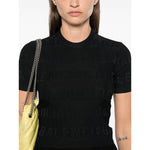 Balenciaga jacquard logo crop top 788572T52121000