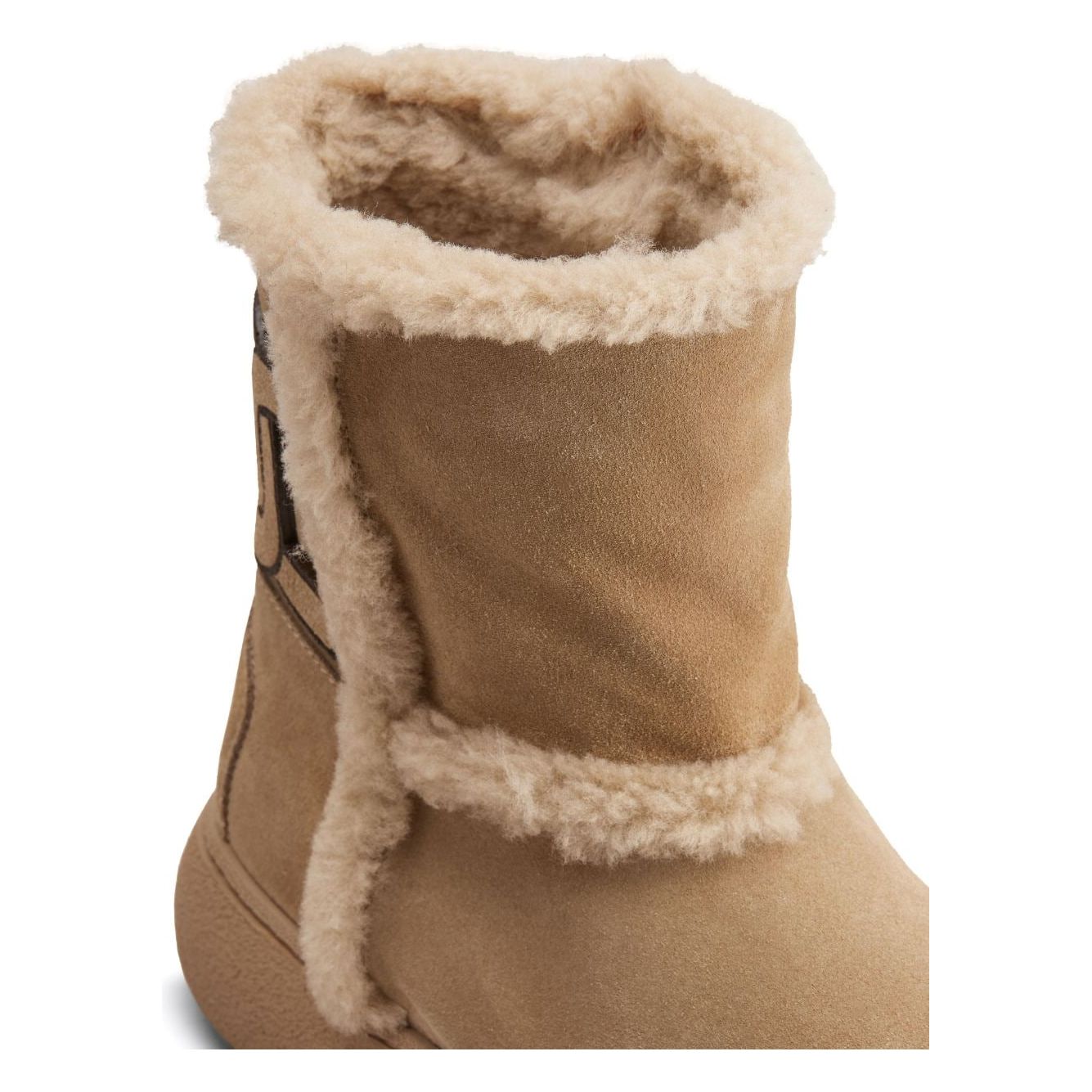 Tod's Kate suede and shearling ankle boots
