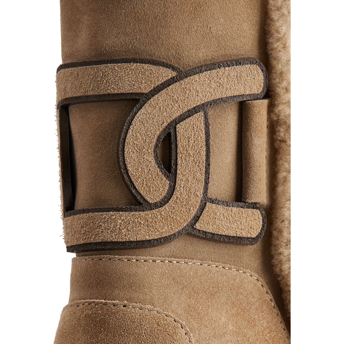Tod's Kate suede and shearling ankle boots