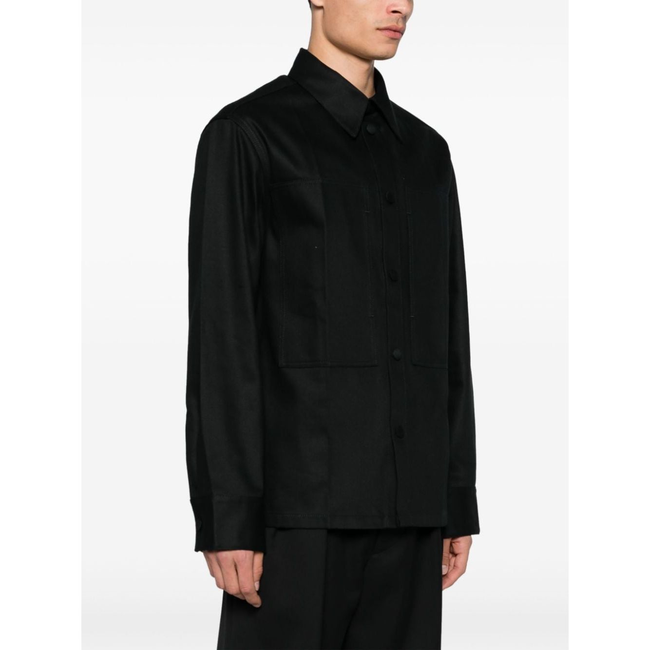 Jil Sander Shirts Black J22DL0234J45257001