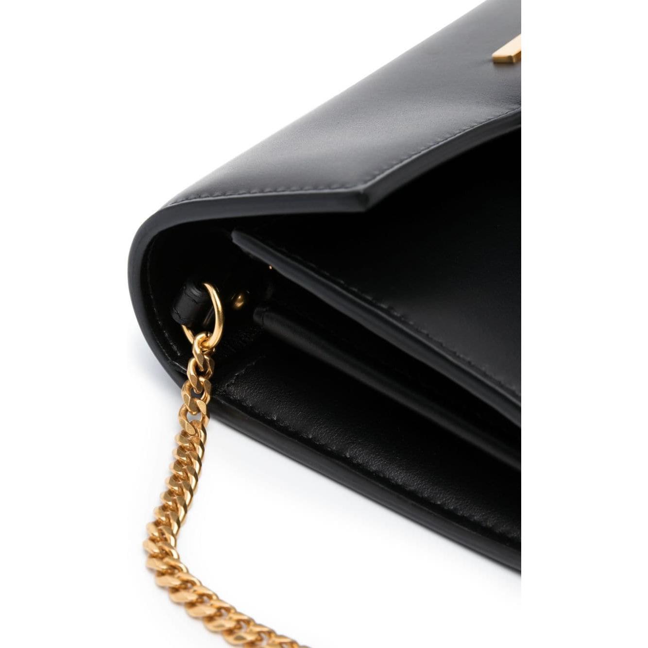 Balmain logo-plaque leather crossbody bag DN1ON197LAVE0PA-P25