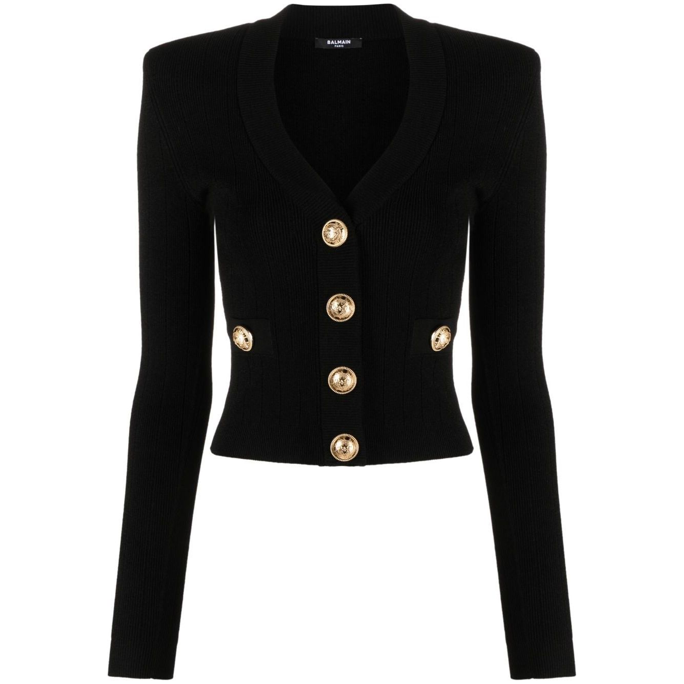 Balmain V-neck cardigan DF1KL007KB070PA-P25