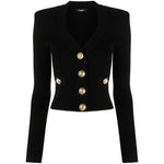 Balmain V-neck cardigan DF1KL007KB070PA-P25