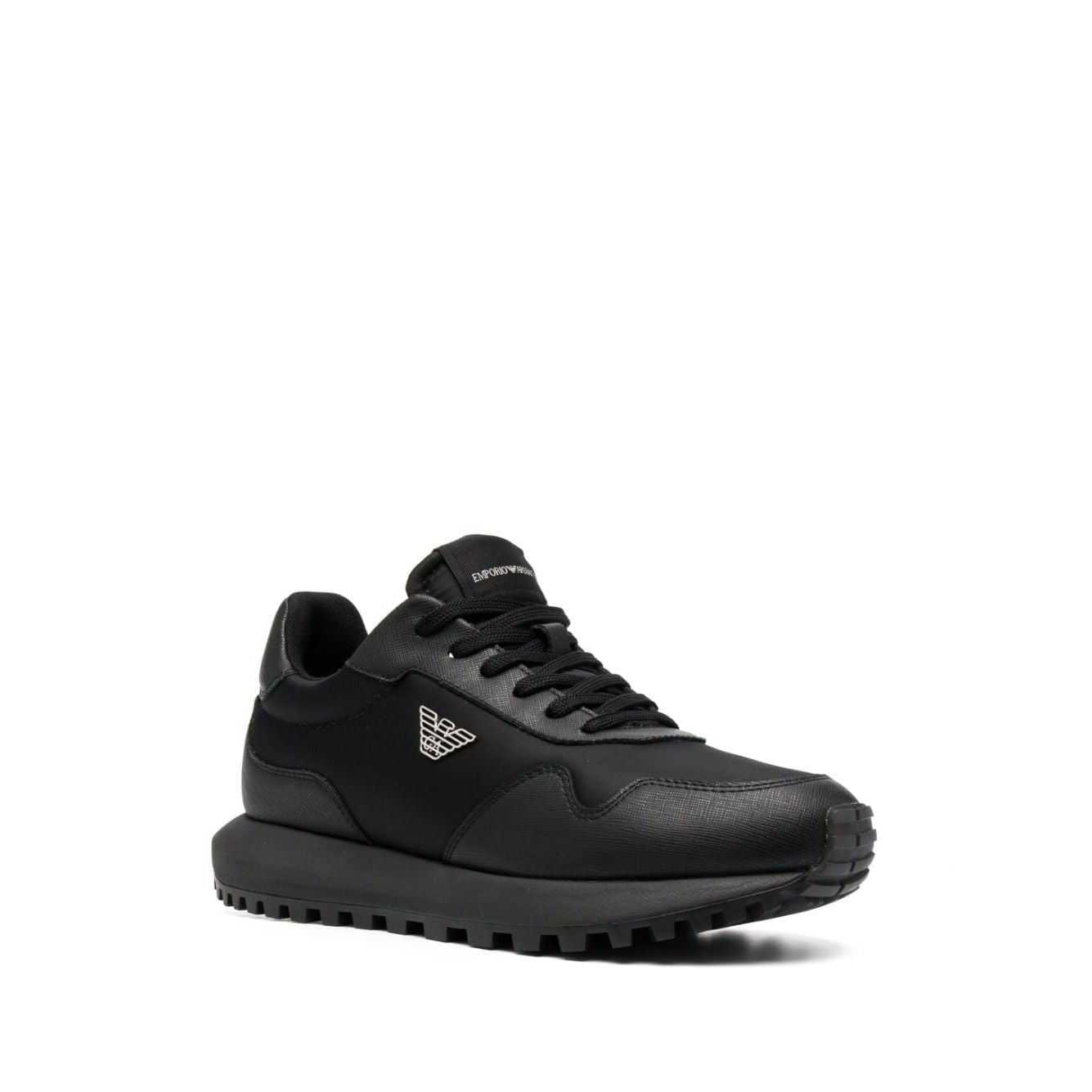 Emporio Armani chunky sole leather sneakers Sneakers