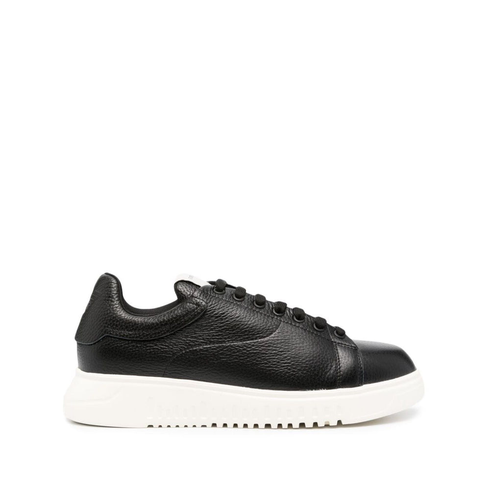 Emporio Armani tumbled leather sneakers X4X264XF76800002-P25