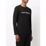 Emporio Armani logo print long sleeve T-shirt 8N1TN81JPZZ0021-P25