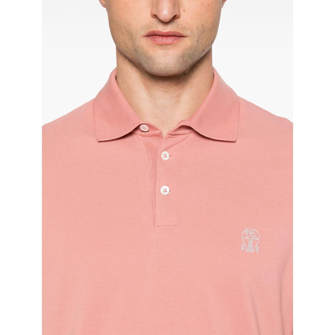 Brunello Cucinelli T-shirts and Polos Orange ME8548788CXC50-P25