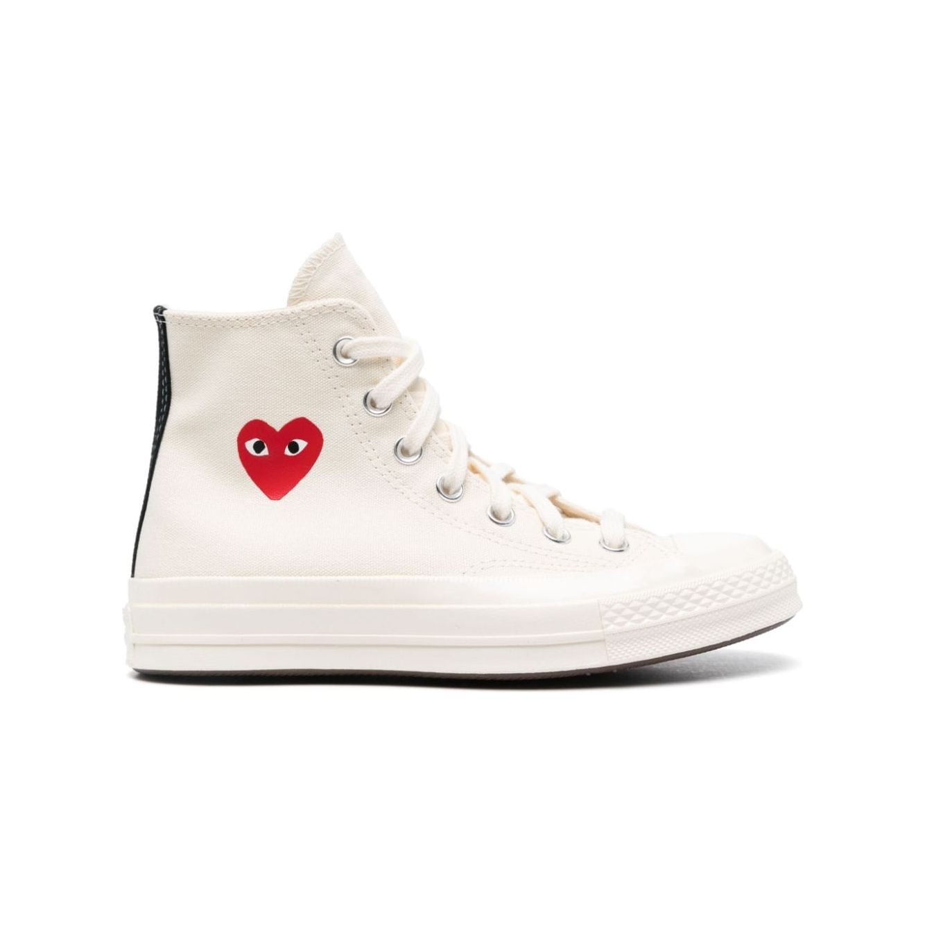 Comme Des Garcons x Converse Sneakers PLAY Chuck 70 "Cream" AZK129D2-P25