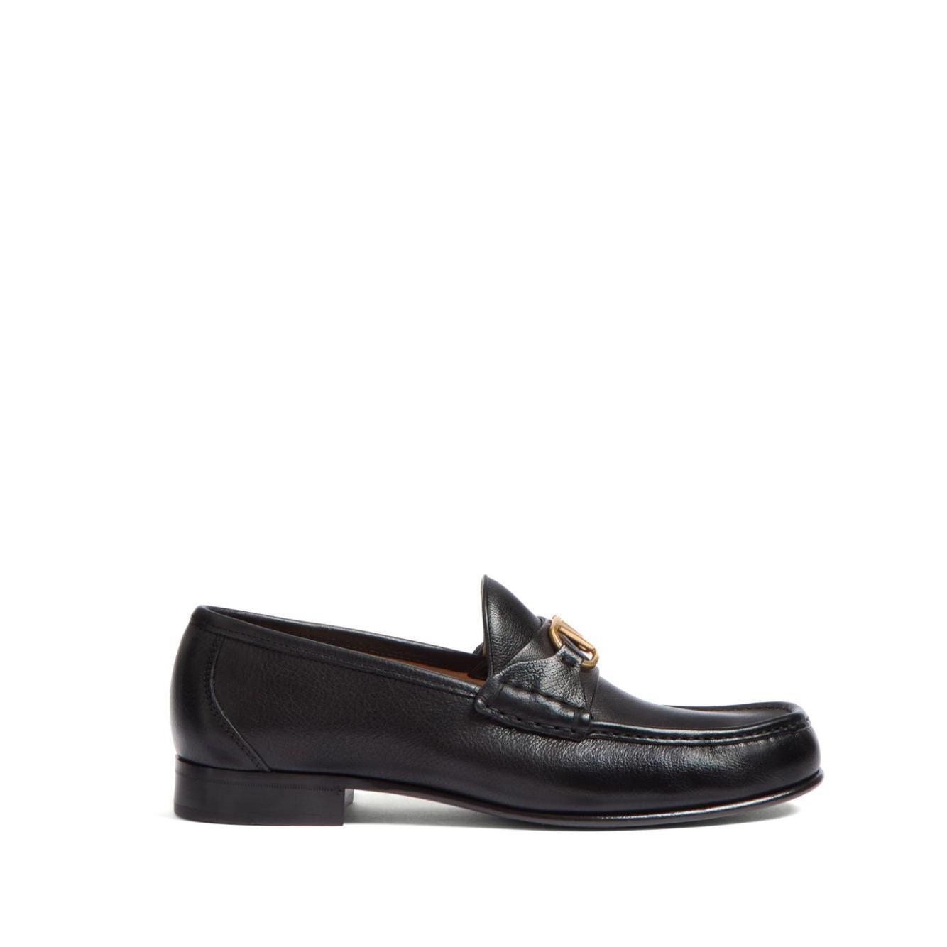 Valentino Garavani Vlogo Signature Moccasin In Buffalo YS0J68MIL0NO-P25