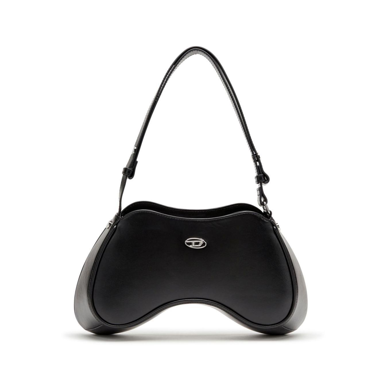 Diesel Play-Semi-gloss leather shoulder bag X10201PR227T8013-P25