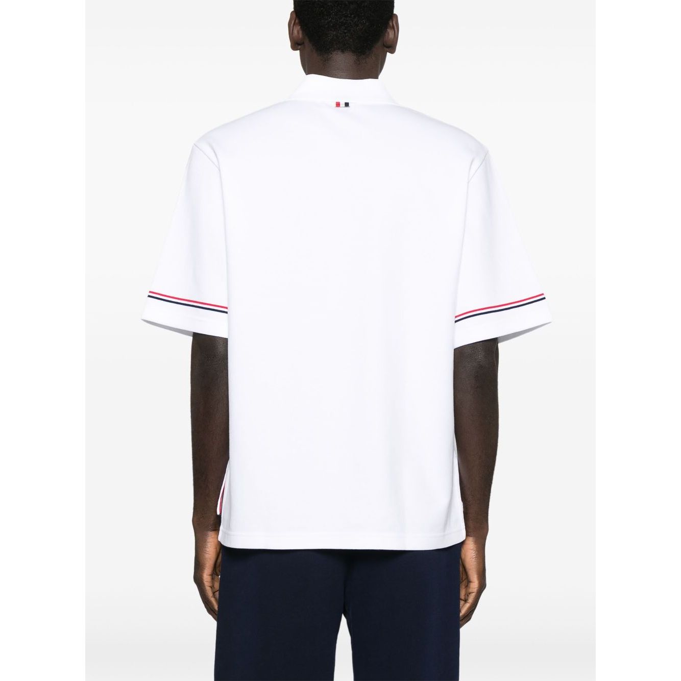 Thom Browne T-shirts and Polos White Topwear