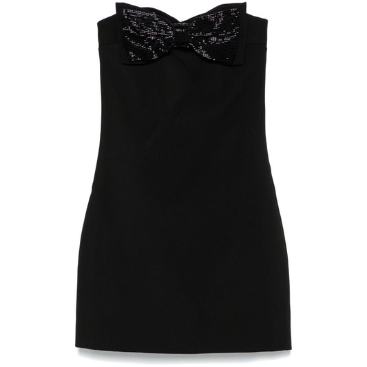 Self-Portrait crepe bandeau mini dress Dresses