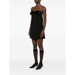 Self-Portrait crepe bandeau mini dress RS25-121SBLACK-P25
