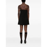 Self-Portrait crepe bandeau mini dress RS25-121SBLACK-P25
