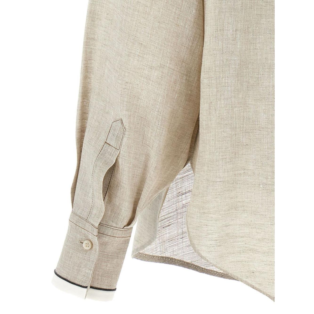 Brunello Cucinelli linen shirt MM633RD646C200-P25