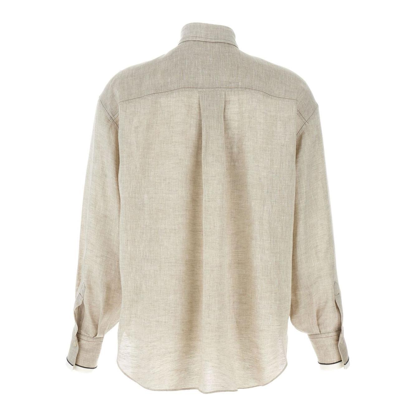 Brunello Cucinelli linen shirt MM633RD646C200-P25