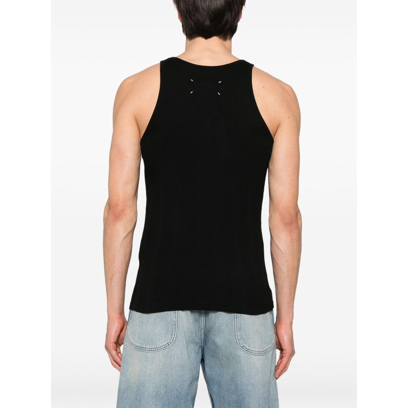 Maison Margiela ribbed-knit top S50NL0049M20060900-P25