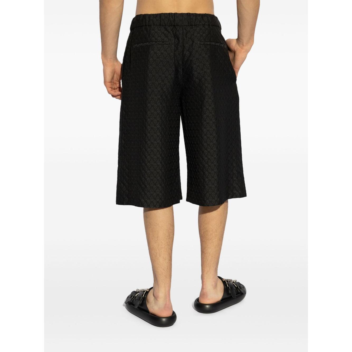 Alexander McQueen Shorts Black 814209QRABU1010-P25