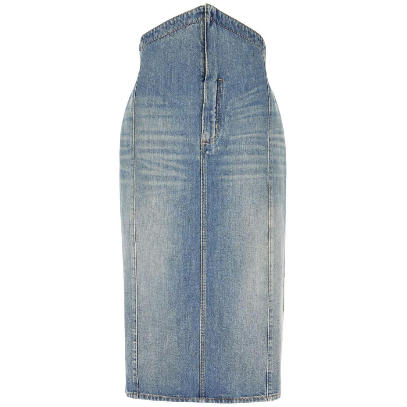 Alexander McQueen Skirts Clear Blue 817920QMACV4315-P25