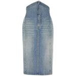 Alexander McQueen Skirts Clear Blue 817920QMACV4315-P25