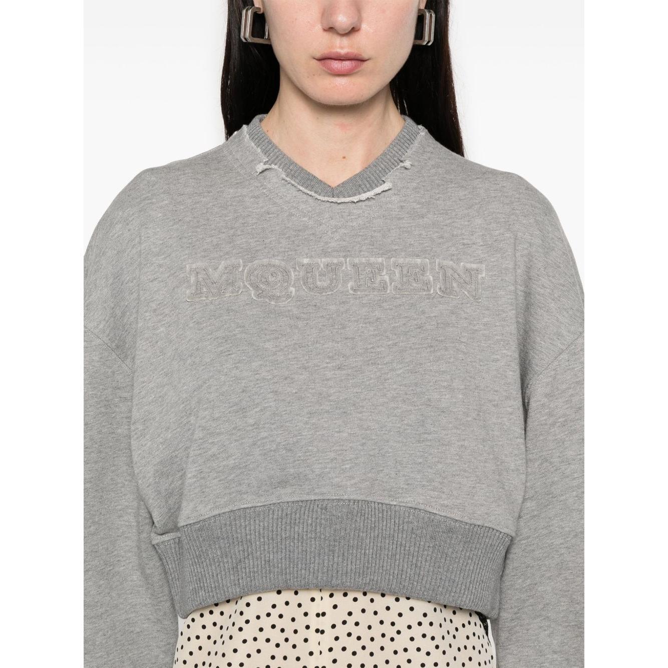 Alexander McQueen Sweaters Grey 815584QLAD81015-P25