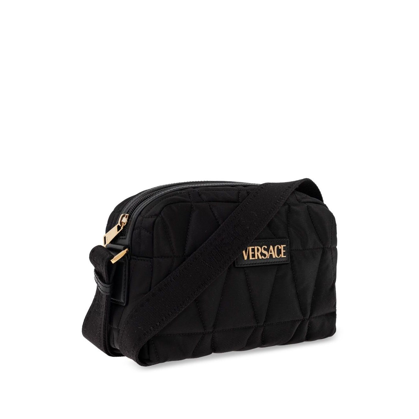 Versace shoulder bag with applied logo Shoulder