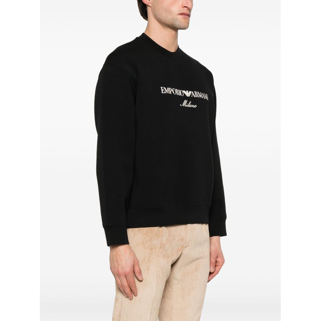 Emporio Armani ASV Double-jersey sweatshirt with logo embroidery EM001052AF10013MC169-P25