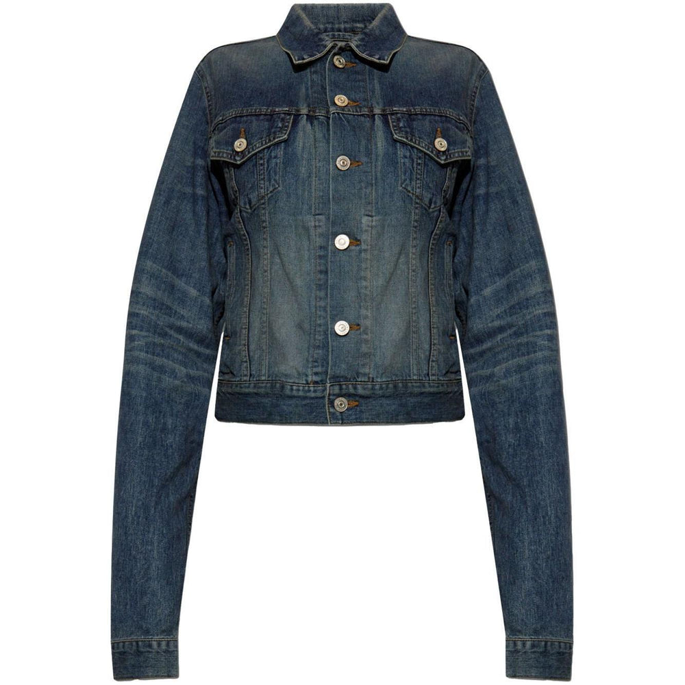 Balenciaga Coats Blue 814031TRW623020-P25