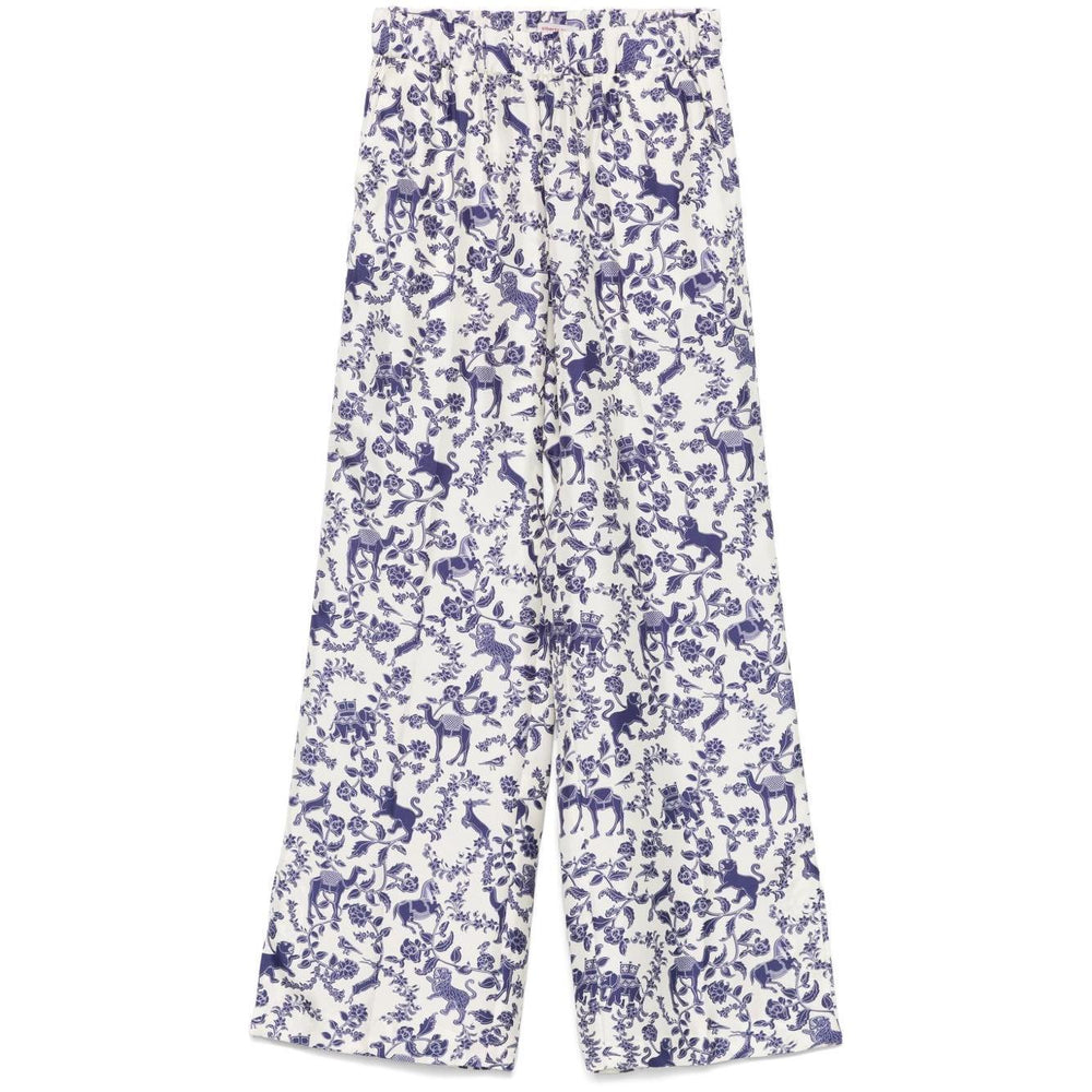 Alberto Biani printed trousers CC872SE318811-P25