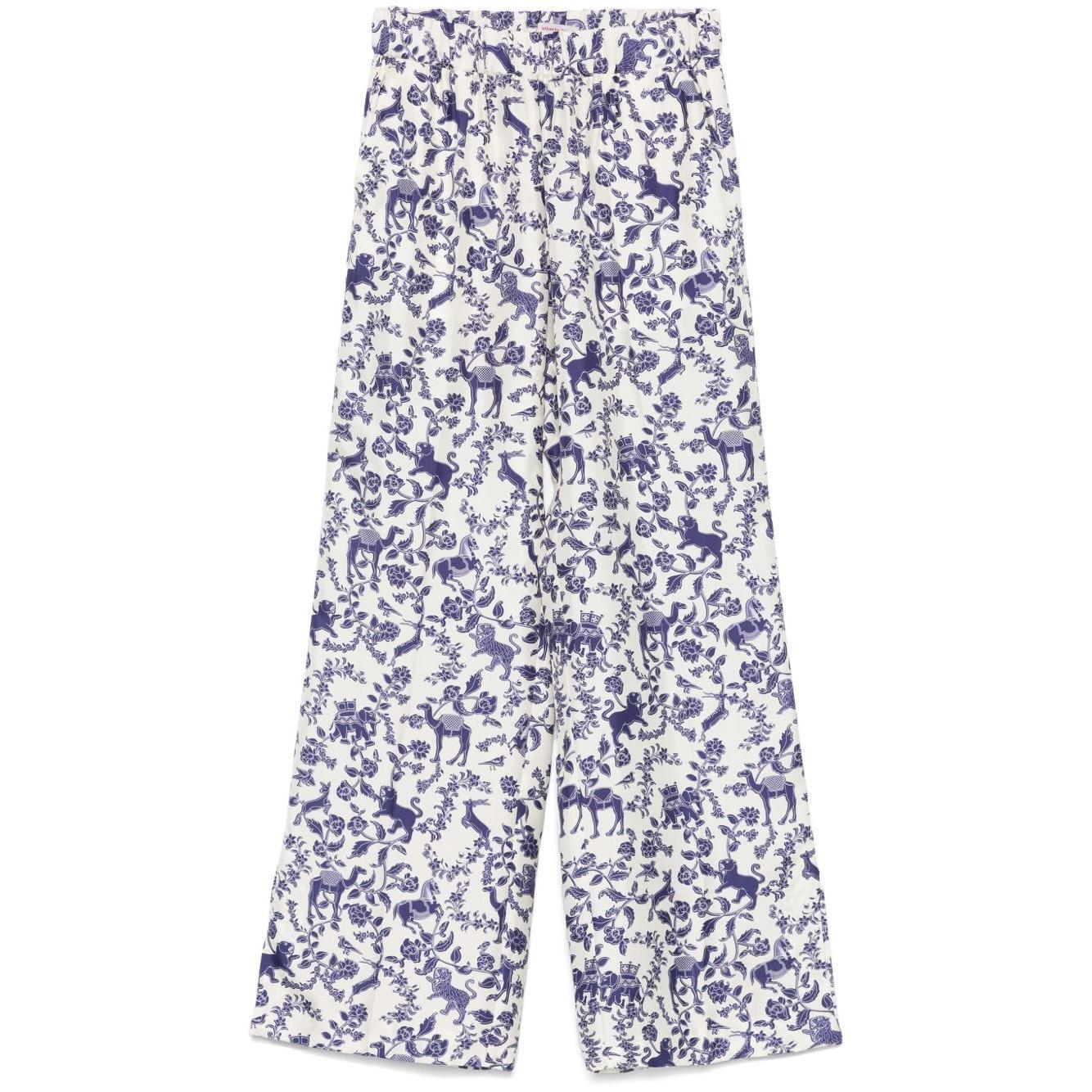 Alberto Biani printed trousers CC872SE318811-P25