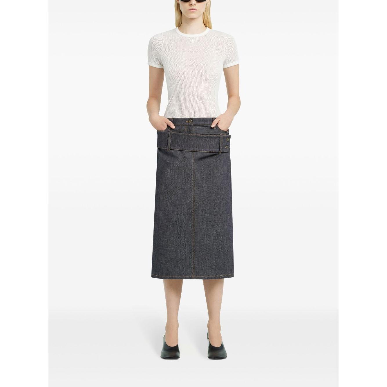 Courreges Pre Courrèges Mesh T-shirt 125JTS017JS00690001-P25